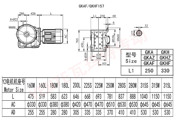 KAF KHF157 減速機 KAF KHF157 減速機